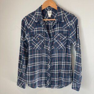 Dylan Plaid Button Front Shirt